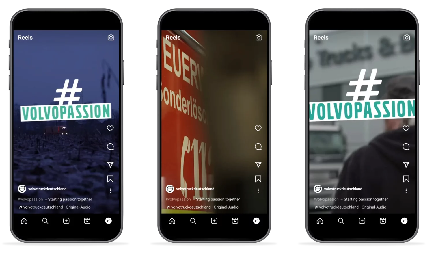 &Uuml;bersicht verschiedener Volvo Social Media Kanaele